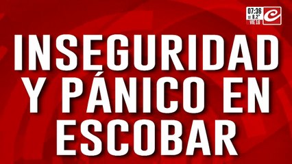 Tremenda ola de robos sacude a la localidad de Escobar: ¿por qué nadie hace nada?