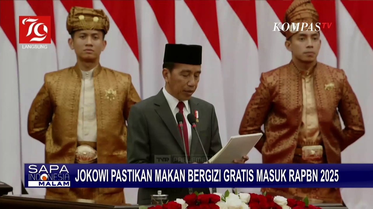Presiden Jokowi Pastikan Makan Bergizi Gratis Masuk RAPBN 2025