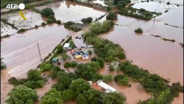 Maltempo a Minorca, alluvione sull'isola delle Baleari