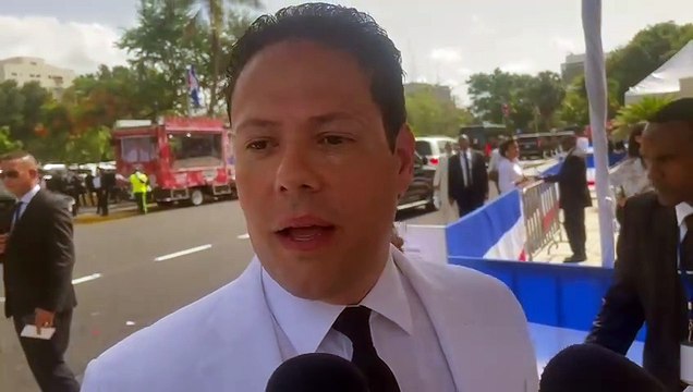 Carlos Bonilla a su llegada a la Asamblea del Congreso Nacional