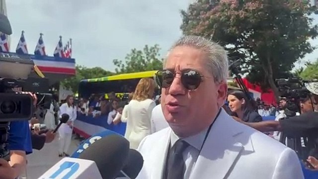 Fernando Hazoury a su llegada a la Asamblea del Congreso Nacional