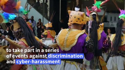 Prince Harry and Meghan highlight dangers of social media during Colombia visit