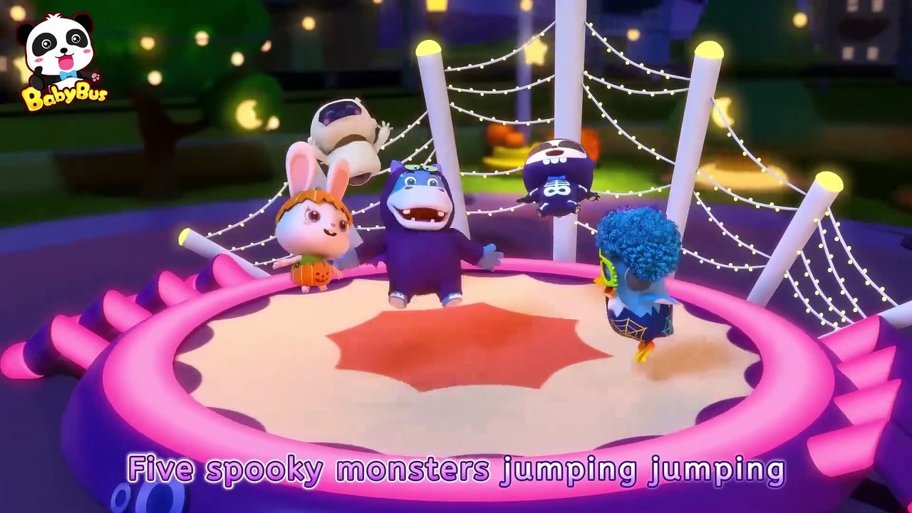 BabyBus - Kids Songs and Cartoons - Monster Ambulance Song ｜ Five Monsters Are Jumping..