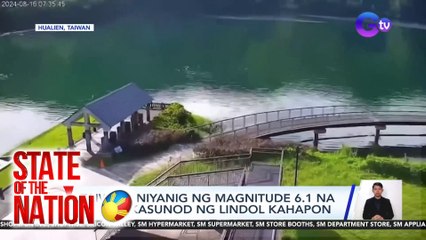 Taiwan, niyanig ng magnitude 6.1 na lindol kasunod ng lindol kahapon | SONA