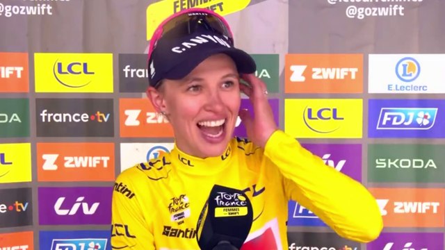 Cycling - Tour de France Femmes 2024 - Katarzyna Niewiadoma : This first day in Yellow jersey was very nice and special