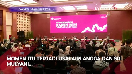 Momen Sri Mulyani Geleng Kepala saat Dengar Canda Airlangga soal Kursi Hilang