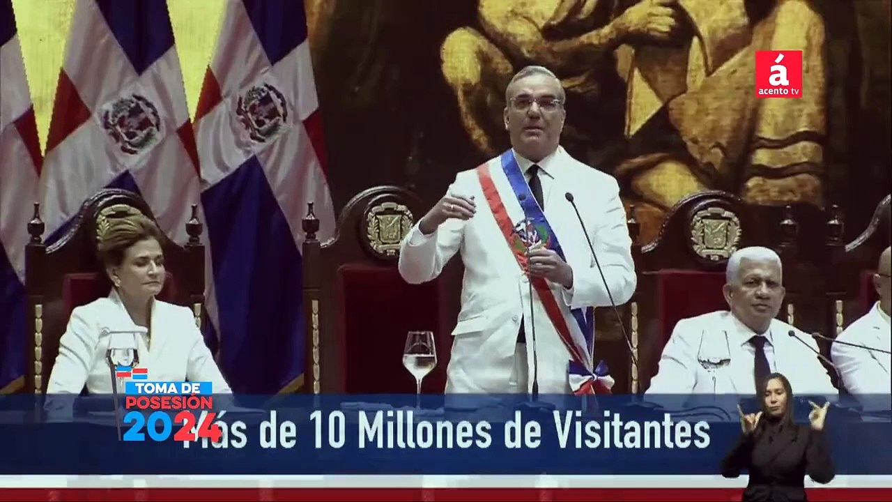 Discurso Presidente Luis Abinader al tomar posesión del nuevo Gobierno