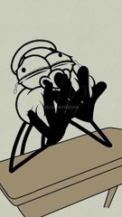 Trying not to laugh!