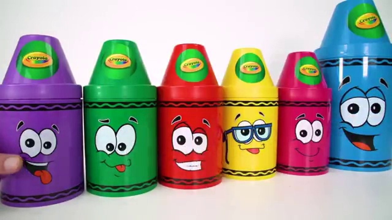 Best Toy Learning Video for Toddlers and Kids Learn Colors with Surprise Crayons!