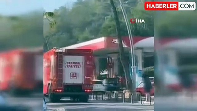 Beykoz'da ormanlık alanda çıkan yangına havadan ve karadan müdahale edildi