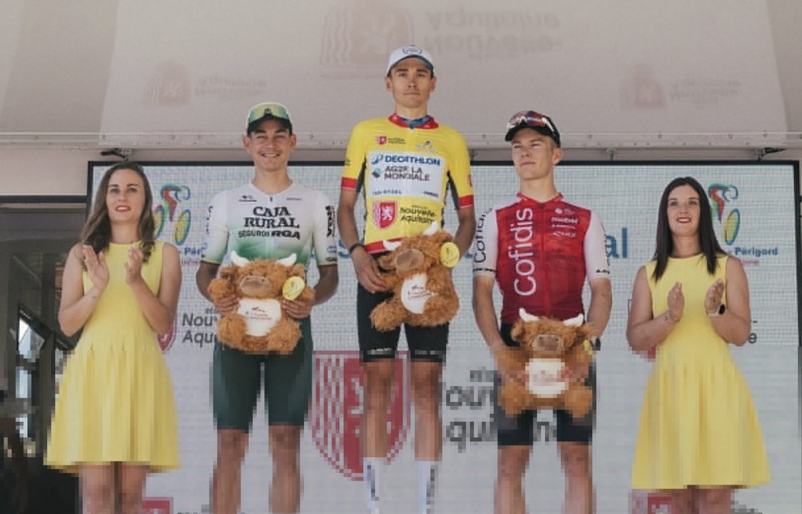 Cyclisme - Tour du Limousin 2024 - Le final de la 4e et dernière étape remportée par Mathieu Burgaudeau et le sacre d'Alex Baudin