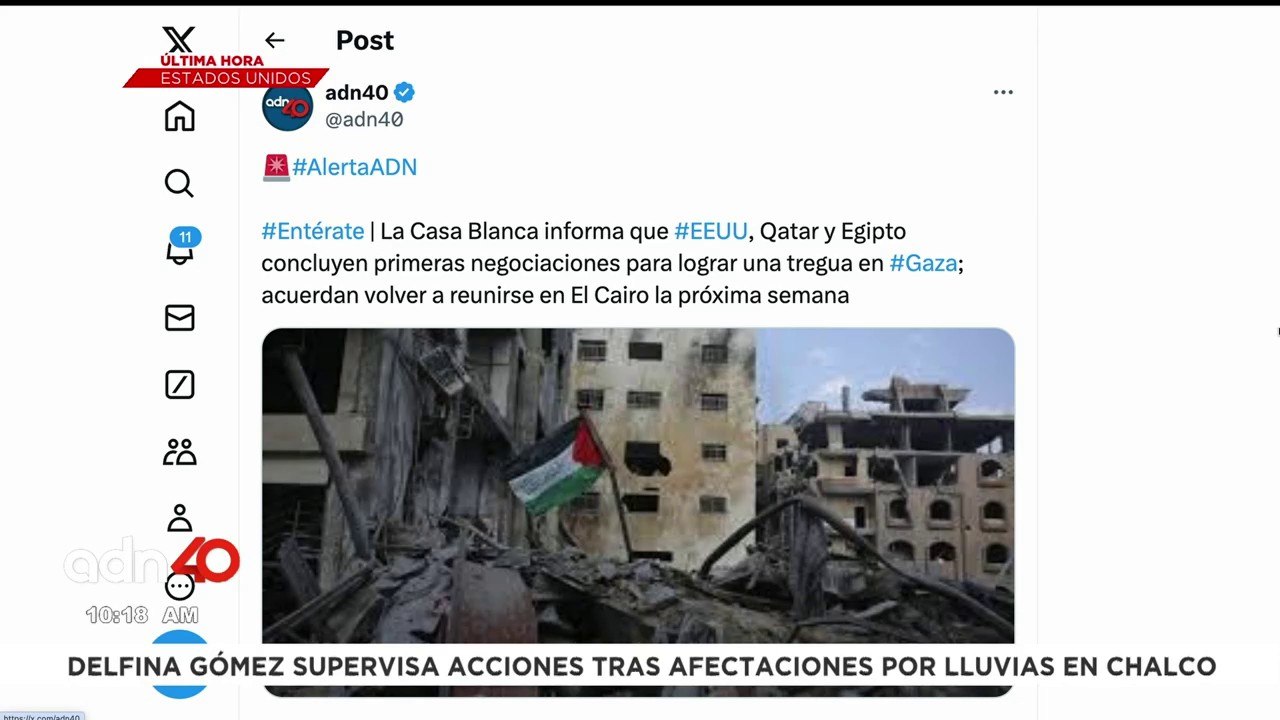¡Última Hora! Mediadores concluyen negociaciones para tregua en Gaza
