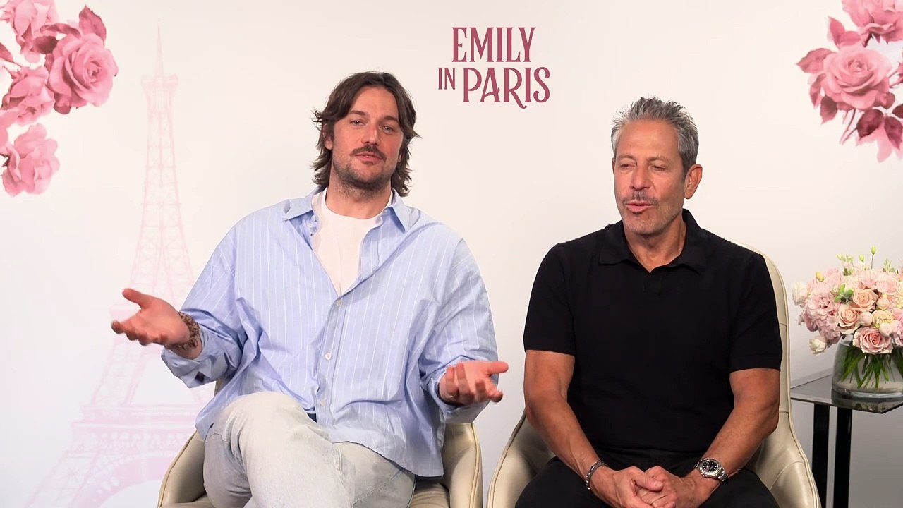 Lucas Bravo and Darren Star talk love triangle...