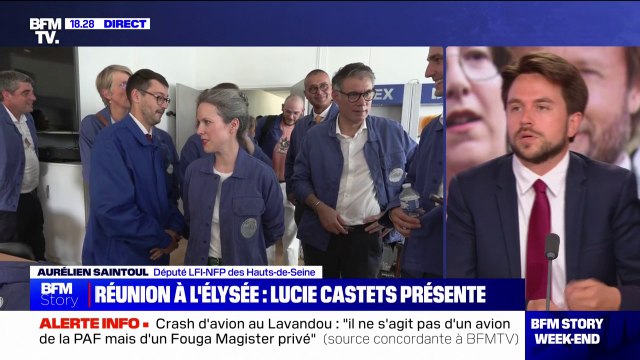 Consultations à l'Élysée: Il est temps que le président de la République reconnaisse le résultat des élections législatives , pour Aurélien Saintoul (LFI)