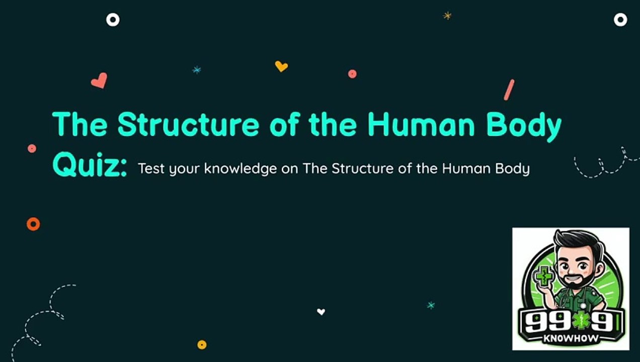 The Structure of the Human  Body Quiz