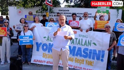 Alpagut Atalan'da Madene Hayır Platformu, İl Müdürü Hikmet Çetin'i istifaya çağırdı