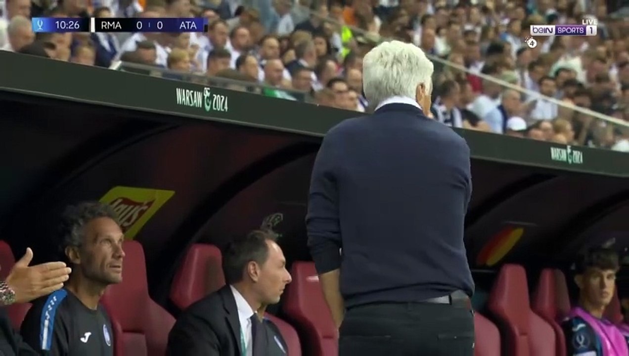 مبارة كاملة ريال مدريد أتلانتا نهائي كأس السوبر الأوروبي أول مبارة لكليان مبابي مع الريال