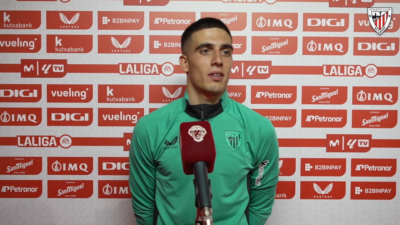 Alex Padilla no oculta su felicidad tras debutar en LaLiga con Athletic Club: "San Mamés, increíble"