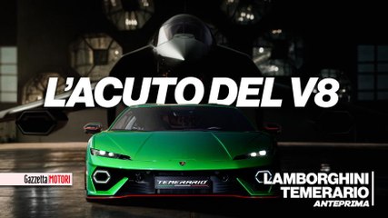 Lamborghini Temerario: il suono del motore V8
