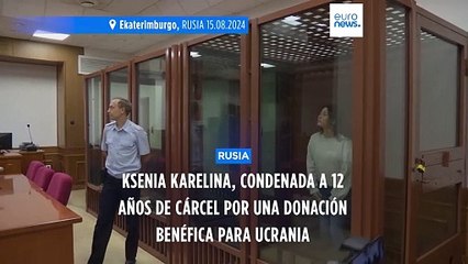 Rusia condena a 12 años de cárcel a una exbailarina de ballet ruso-estadounidense por una donación de 46 euros para Ucrania