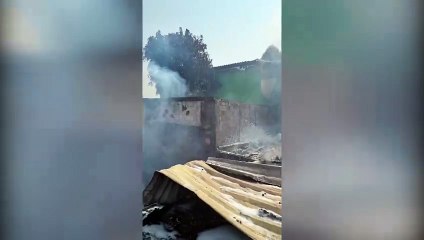 Vídeo mostra destruição após incêndio no Parolin