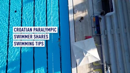 Croatian Paralympic swimmer Dino Sinovčić shares swimming tips