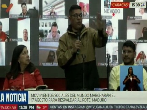 Movimientos sociales marcharán en las 24 entidades en defensa de la paz del país