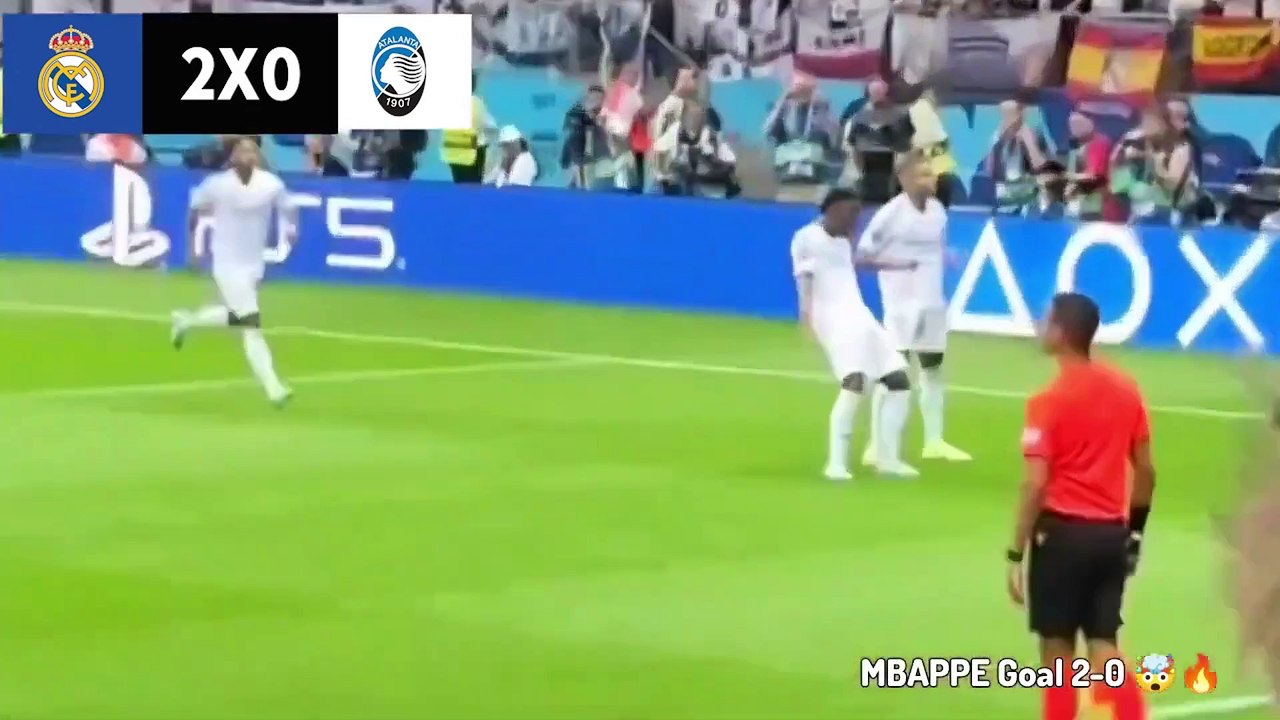 Real Madrid 2-0 Atalanta _ Extended HIGHLIGHTS _ Mbappé s First Goal _ UEFA Super Cup 2024