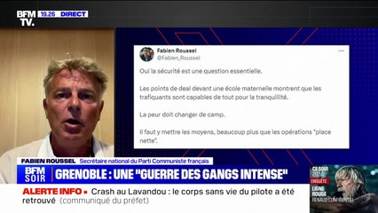 "La peur doit changer de camp": Fabien Roussel (PCF) réagit à la "guerre des gangs" à Grenoble, dénoncée par le procureur de la République Éric Vaillant