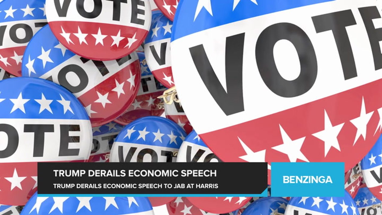 Trump Derails an Economic Speech at North Carolina Rally to Take Personal Jabs at Harris