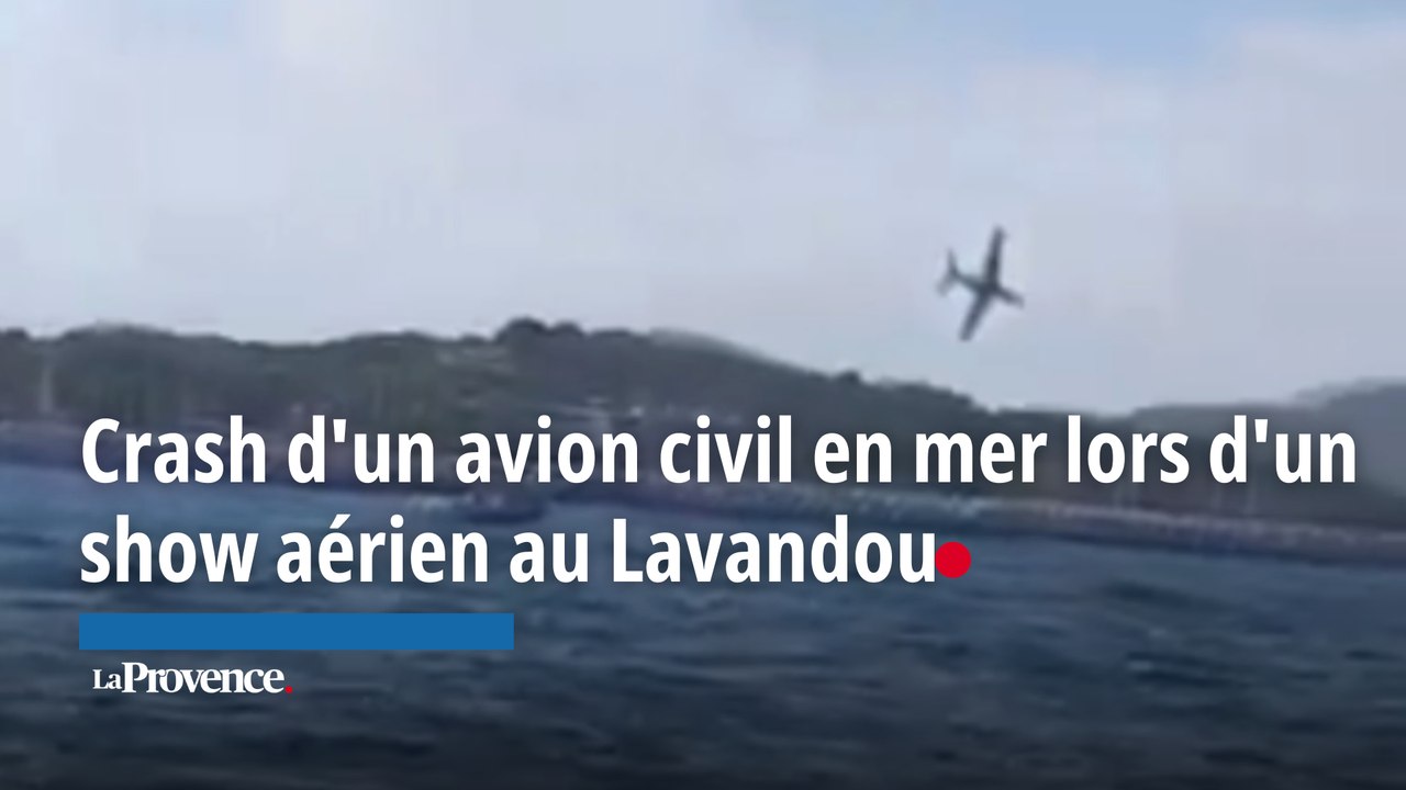 Crash d'un avion civil en mer lors d'un show aérien au Lavandou
