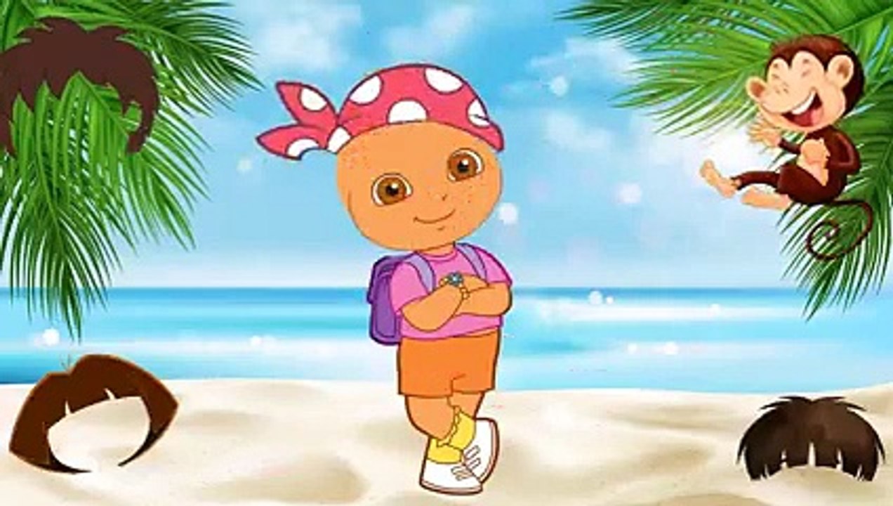 Dora cartoon-Funny cartoon puzzle | Dora wrong head puzzle