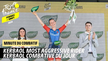 Teisseire most aggressive rider minute - Stage 6 - Tour de France Femmes avec Zwift 2024