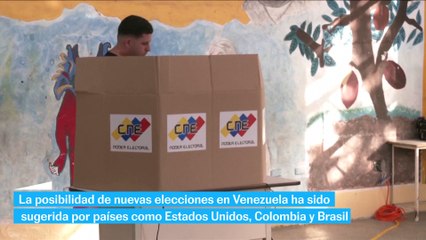 Maduro y Machado rechazan nuevas elecciones en Venezuela