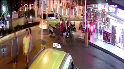 Aydın'da nefes kesen anlar kamerada! Soyguncuyu böyle durdurdu 