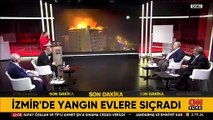 İzmir'deki orman yangını! Alevler TOKİ binalarına sıçradı