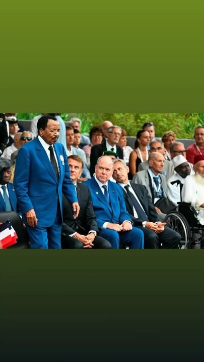 “Il n’y aurait pas eu de victoire alliée sans la contribution des autres peuples, sans les #étrangers, sans les #Noirs et autres #tirailleurs”, a assuré le #président #camerounais, Paul Biya