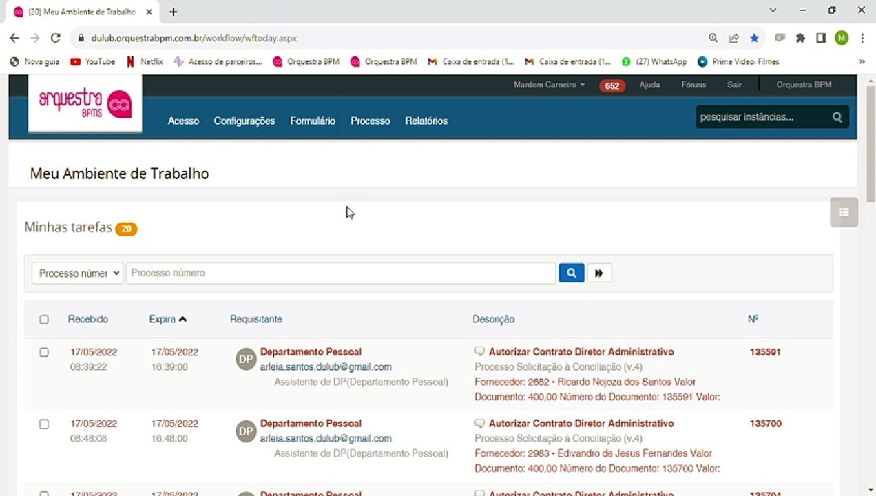 VÍDEO 01 encarregado DP