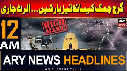 Download Video: ARY News 12 AM Headlines 17th August  2024 | Rain Emergency - High Alert Issued in karachi