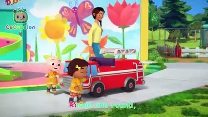 Wheels on the Fire Truck Song  CoComelon Nursery Rhymes & Kids Songs