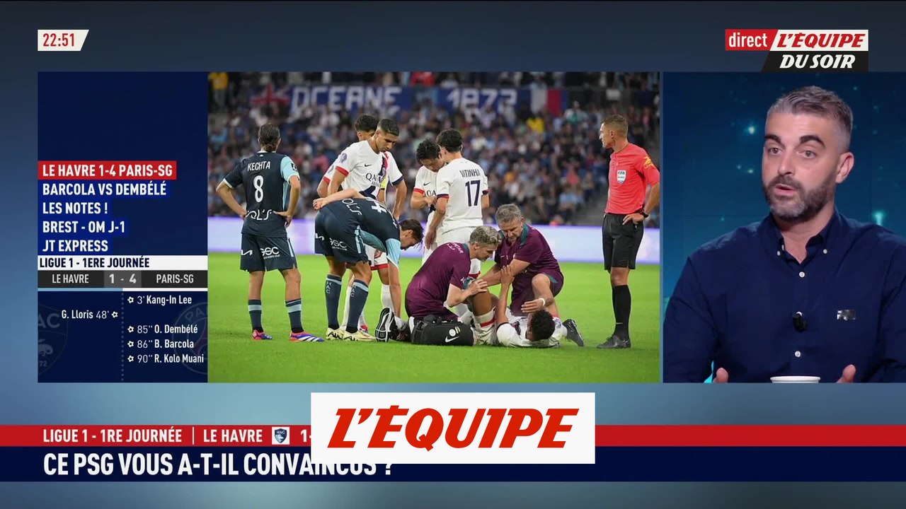 Le PSG sauvé par ses Bleus au Havre - Foot - L1