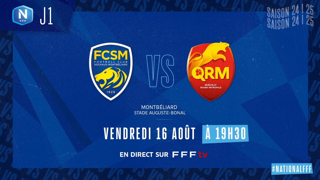 J1 I FC Sochaux-Montbéliard - Quevilly Rouen Métropole (2-0)