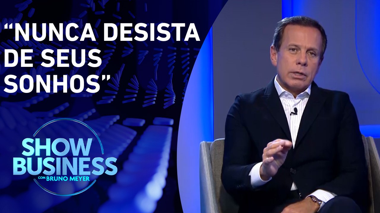João Doria fala sobre sua formação em família e sobre seus planos para o futuro | SHOW BUSINESS
