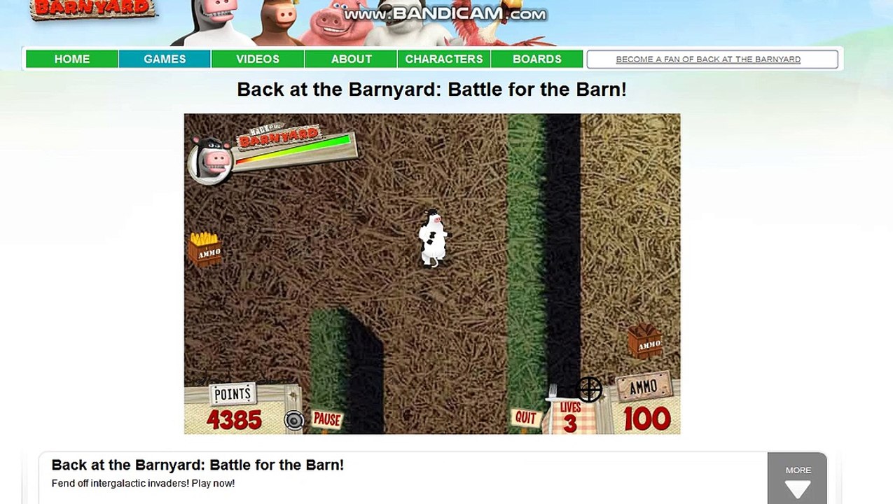 Back at the Barnyard: Battle for the Barn! Gameplay