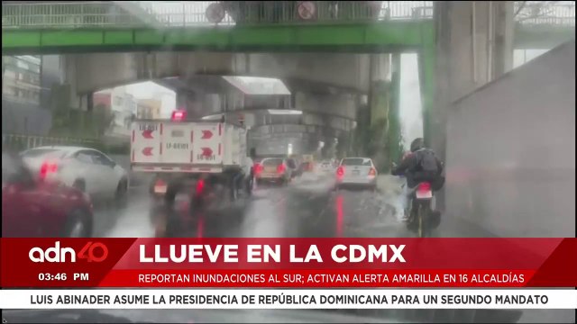 ¡Última Hora! Inundaciones al sur de la CDMX por lluvias, activan alerta amarilla en 16 alcaldías