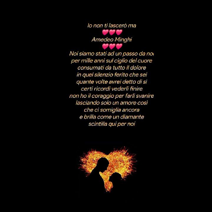 Io non ti lascerò ma❤️❤️❤️ Amedeo Minghi