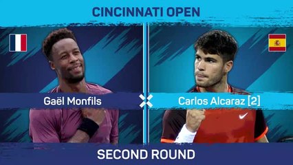 Alcaraz smashes racket in shock Monfils defeat