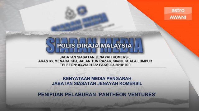 Scam: Skim penipuan pelaburan Pantheon Ventures babit kerugian RM14.9 juta
