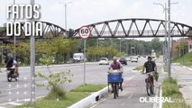 Ciclistas relatam perigos diários em circular pela avenida João Paulo II, em Belém