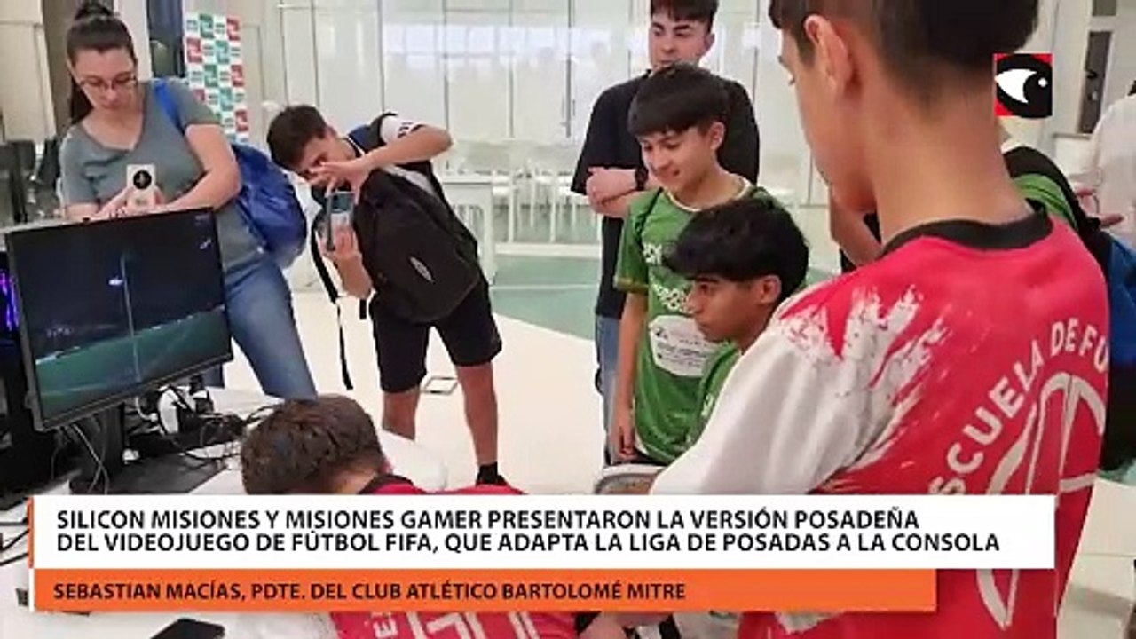 Silicon Misiones y Misiones Gamer presentaron la versión posadeña del videojuego de fútbol FIFA, que adapta la Liga de Posadas a la consola 2